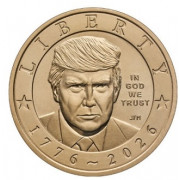 1 доллар Дональд Трамп (2026 года) двор Р
